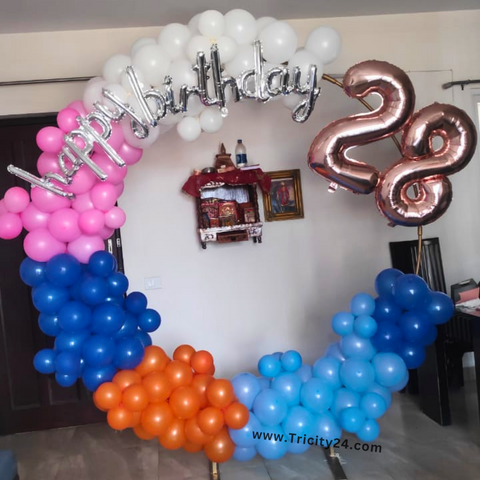 28th Birthday Balloon Decoration (P538).
