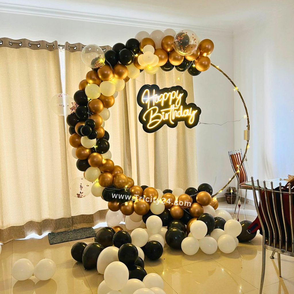 Birthday Ring Balloon Decoration - Main Image