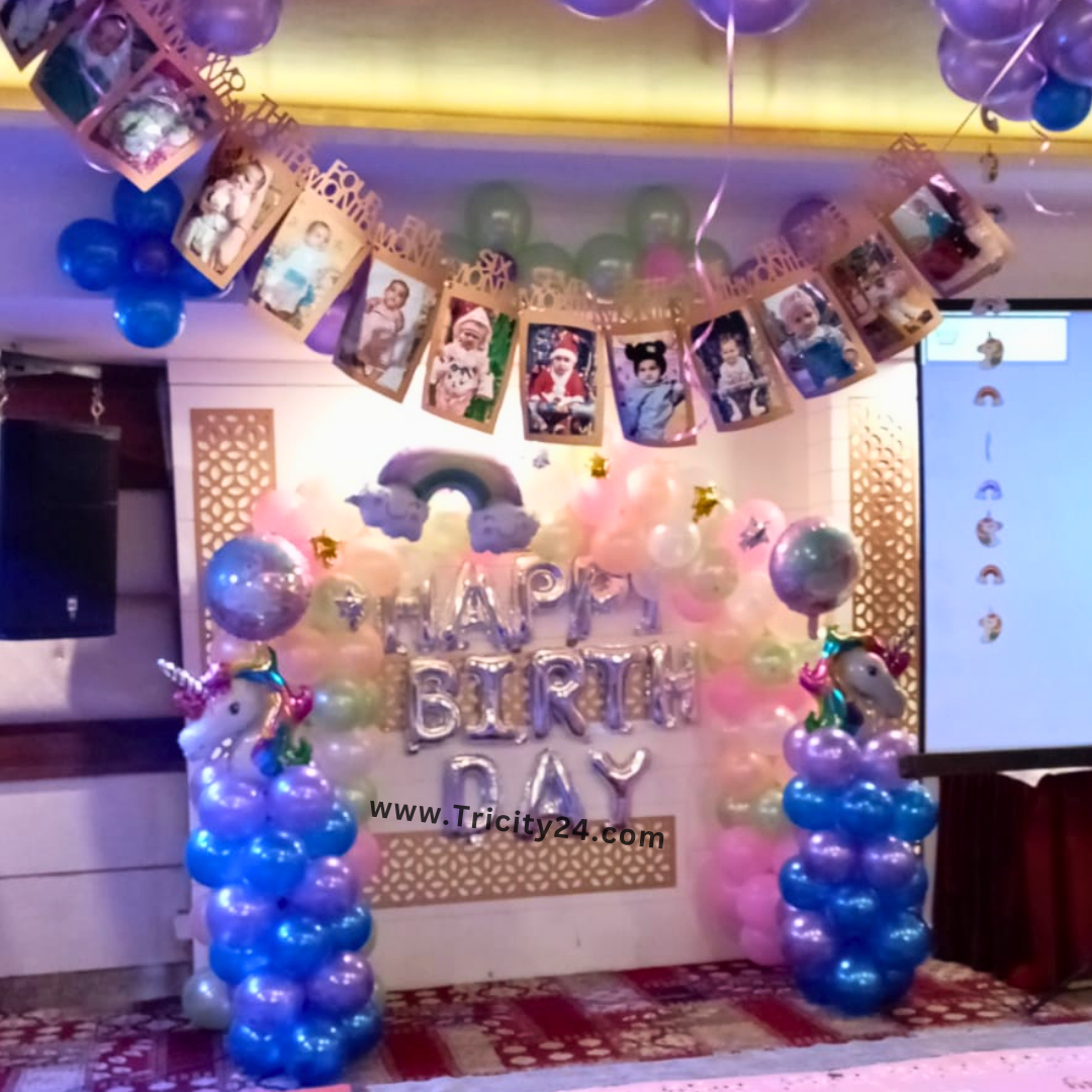 Birthday Balloon Decoration Theme Party For Kids (P541).