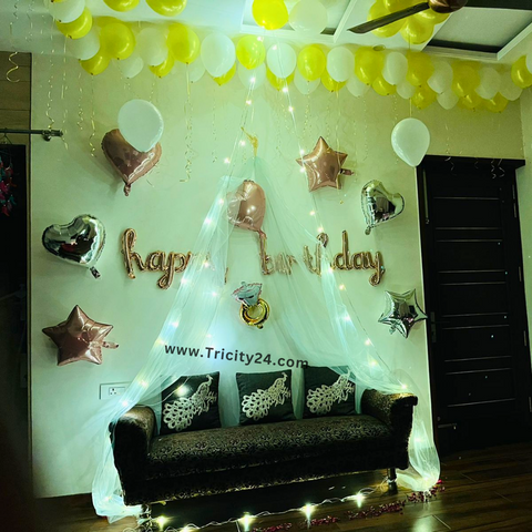Cabana Balloon Decoration For Birthday (P543).