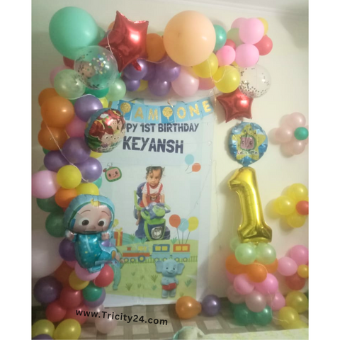 Kids Birthday Balloon Decoration (P571).