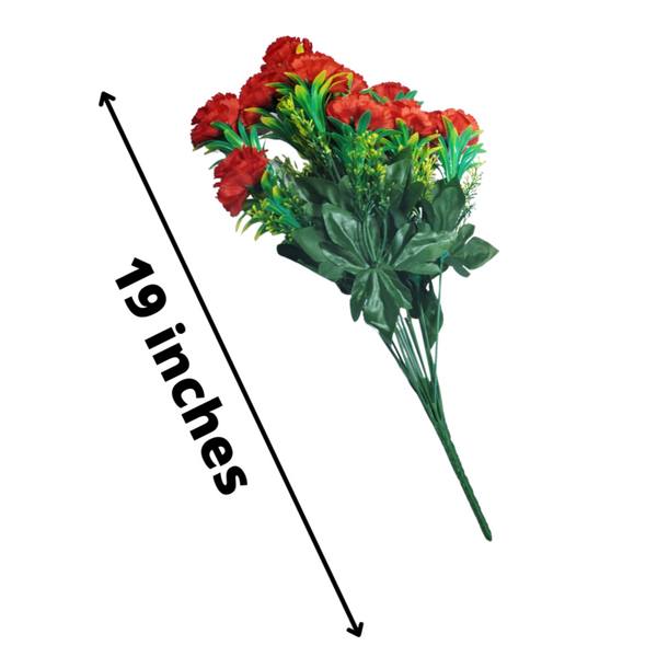 Red & Green Artificial Flower Bouquet (Rental) R05
