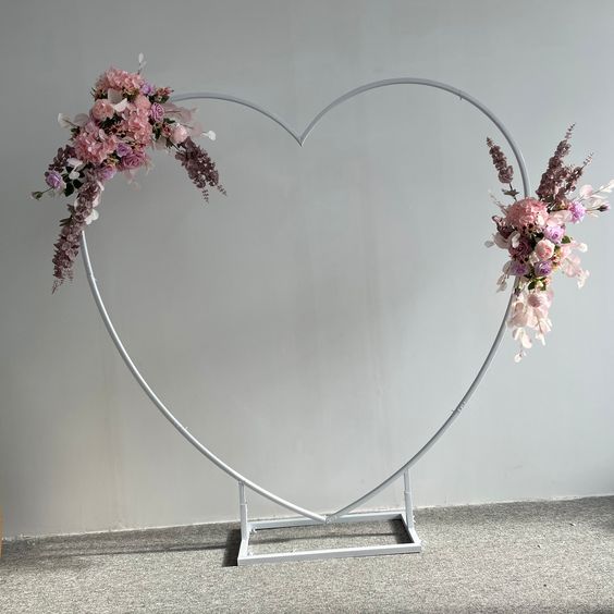 Heart Shaped Valentine Wedding Arch (Rental) R21
