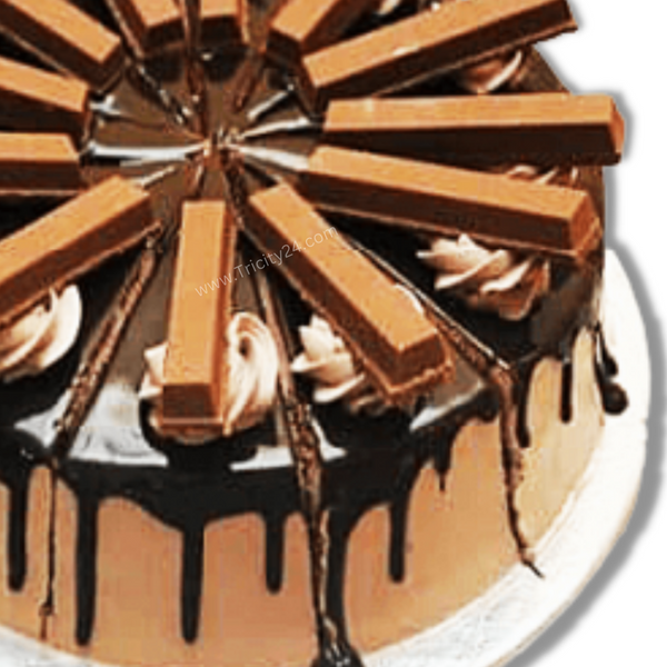 (M201) Chocolate KitKat Cake (Half Kg).