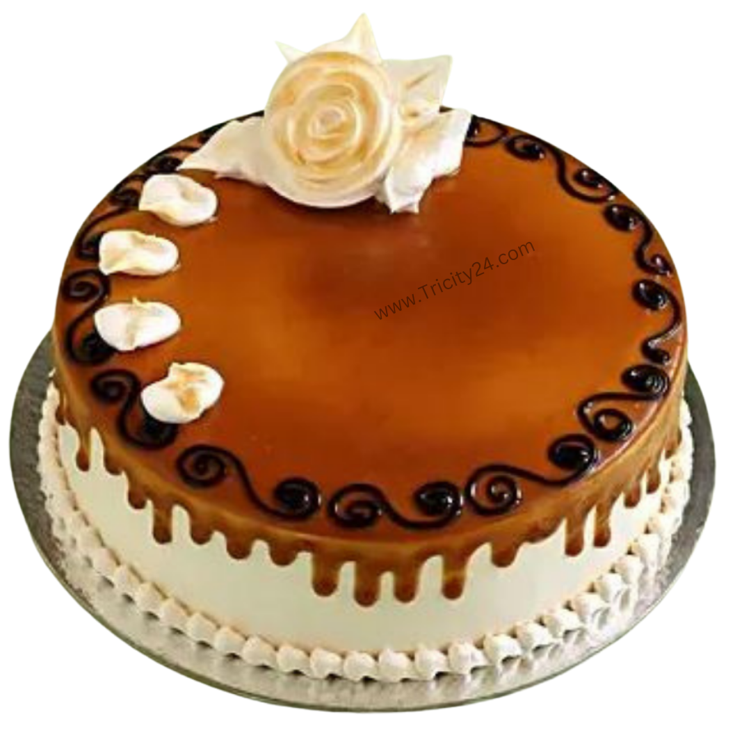 (M24) Rose Caramel Cake (Half Kg).