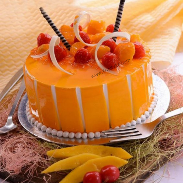 (M25) Mango Cherrie Cake (Half Kg).