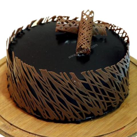 (M29) Delicacy Choco Truffle Dessert Cake (Half Kg).