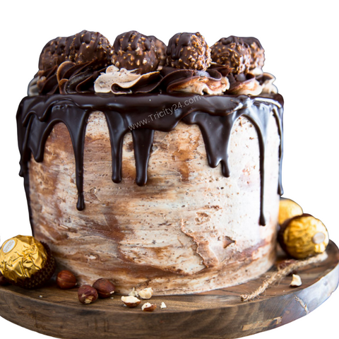(M92) Nutella Ferrero Rocher Chocolate Cake (1 Kg).