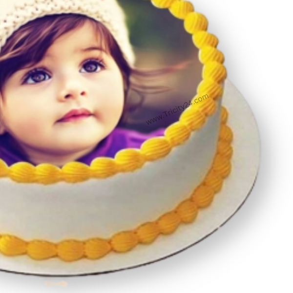 (M199) A Baby Photo Cake (Half Kg).