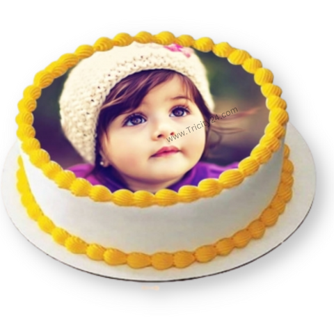 (M199) A Baby Photo Cake (Half Kg).