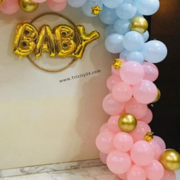 Baby Shower Golden Theme Decoration (P131).