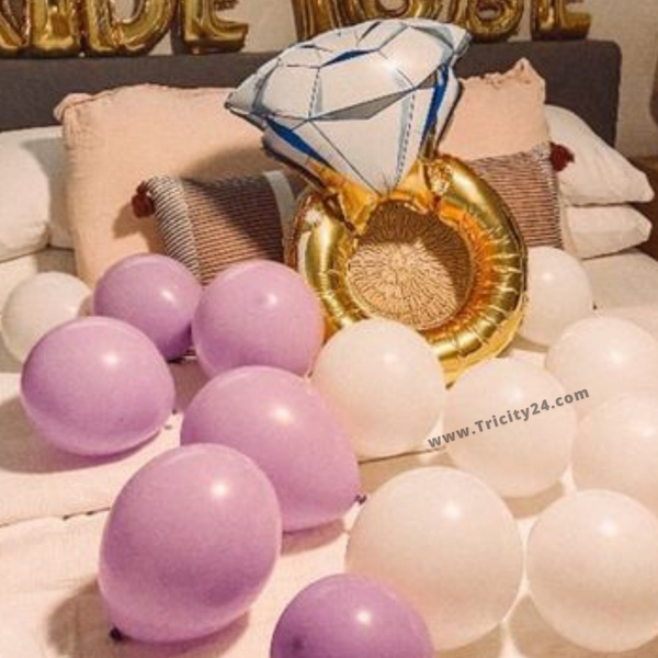 Bride To Be Golden & Purple Decoration (P200).