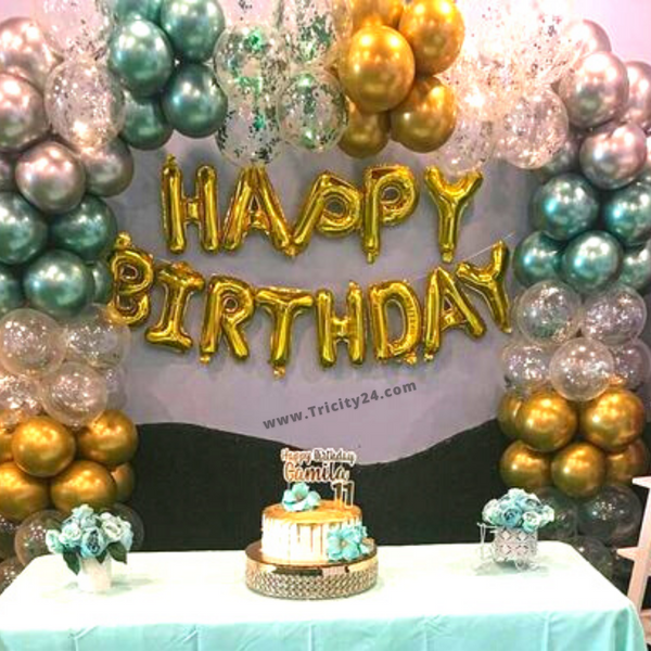 Birthday Confetti Balloons Decoration (P213).