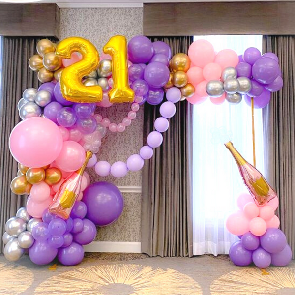 21st Anniversary Balloons Decoration (P244).