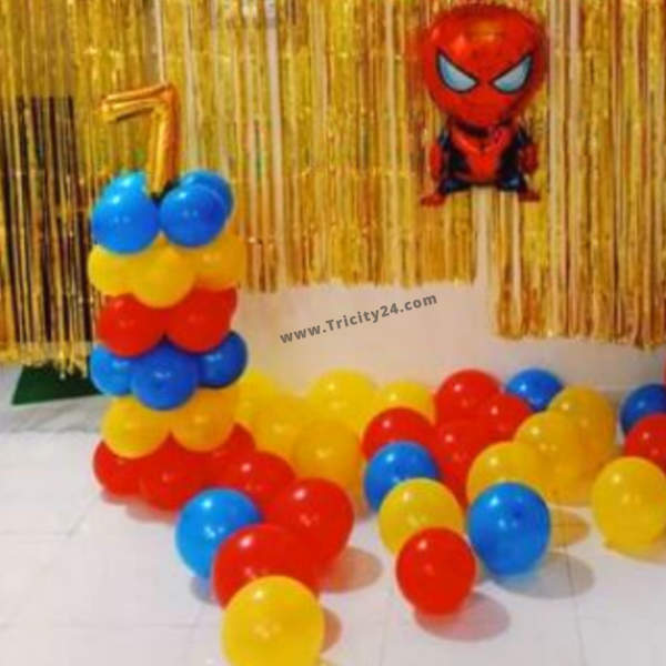 Balloons Decoration At Home For Kids (P246).