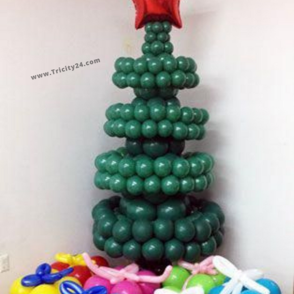 Christmas Balloon Star Tree Decoration (P271).