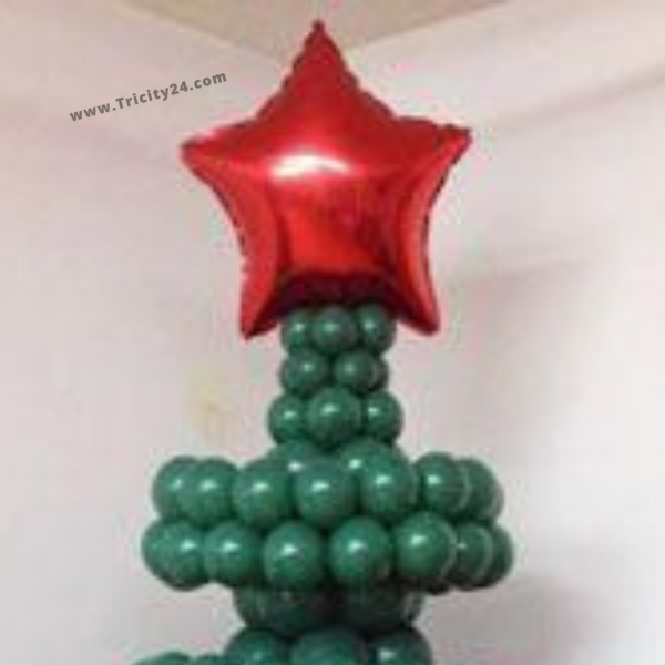 Christmas Balloon Star Tree Decoration (P271).