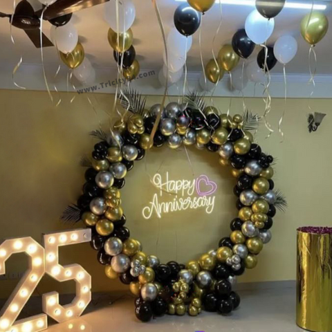 Happy Anniversary Party Ring Decoration (P434).