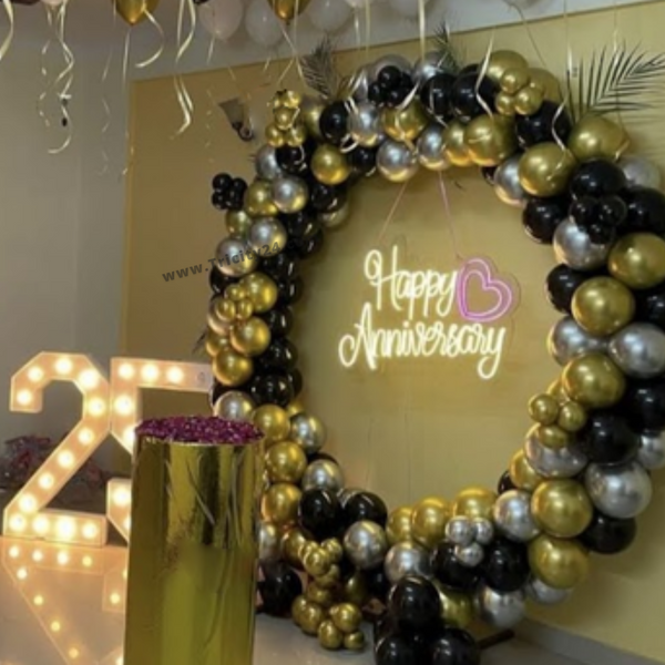 Happy Anniversary Party Ring Decoration (P434).