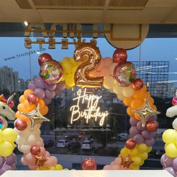 Unicorn Birthday Party Theme Decoration (P355).
