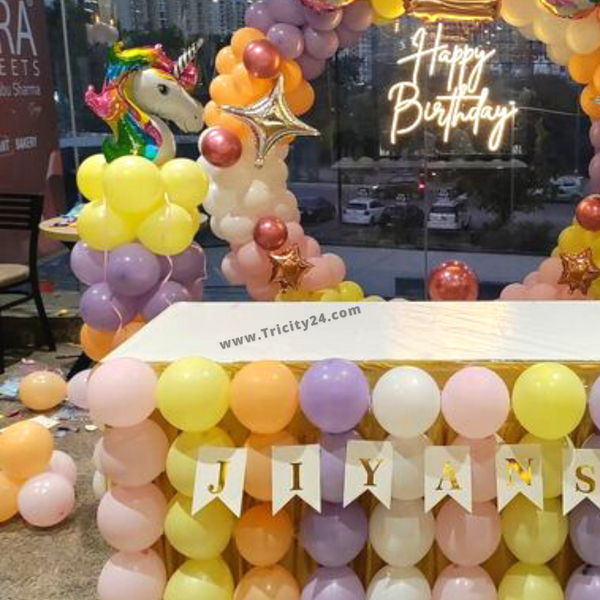 Unicorn Birthday Party Theme Decoration (P355).