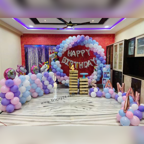 Unicorn Birthday Party Theme Decoration (P356).