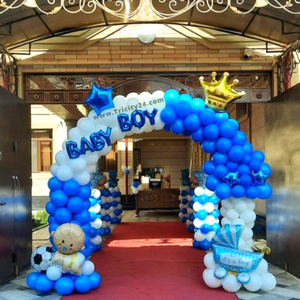 Buy Party Propz Welcome Home Baby Decoration Kit Combo - 11Pcs Banner,  latex Balloon with Fairy Light Welcome Birthday Supplies(multi) Online at  Low Prices in India - Amazon.in