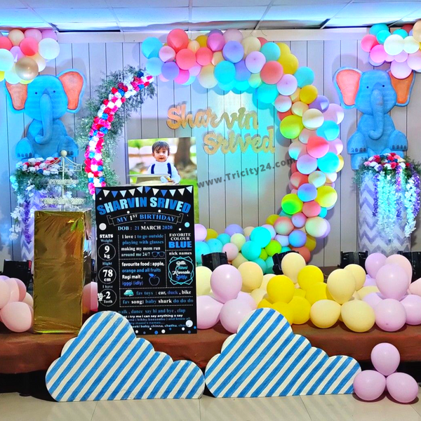Birthday Party Stage Decoration (P362).