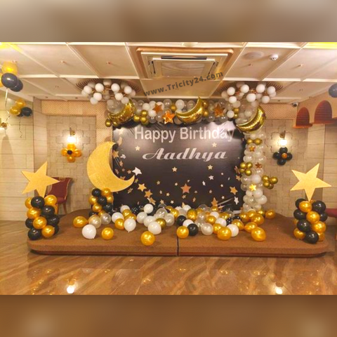 Moon & Star Theme Birthday Party Decoration (P381).