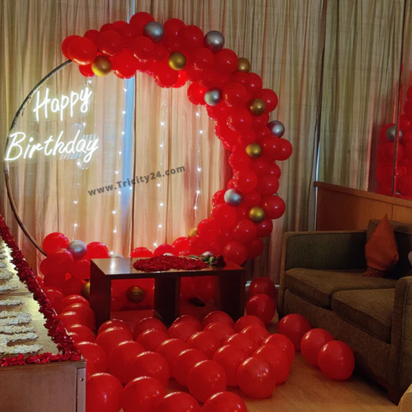 Balloon Ring Happy Birthday Party Decoration (P401).