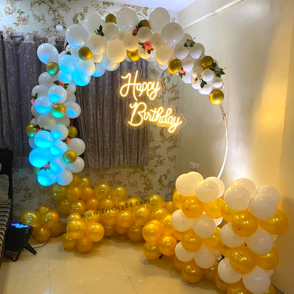 Happy Birthday Ring Balloon Party Decoration (P404).