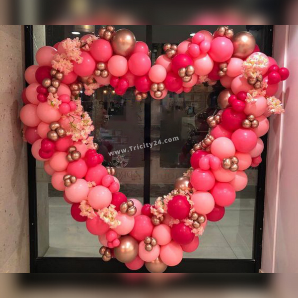 Valentine Heart Balloons Surprise Decoration (P408).
