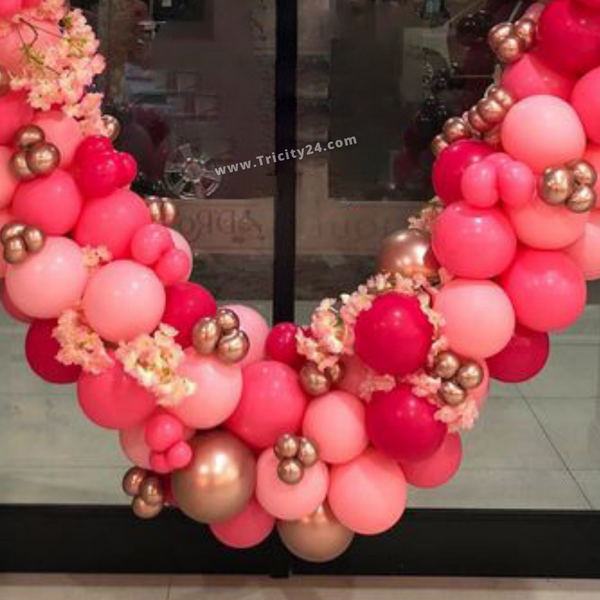 Valentine Heart Balloons Surprise Decoration (P408).