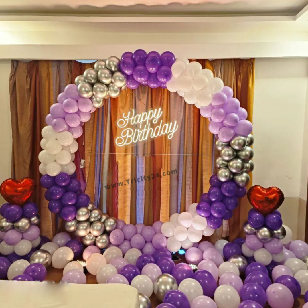 Happy Birthday Ring Arch Decoration (P413).