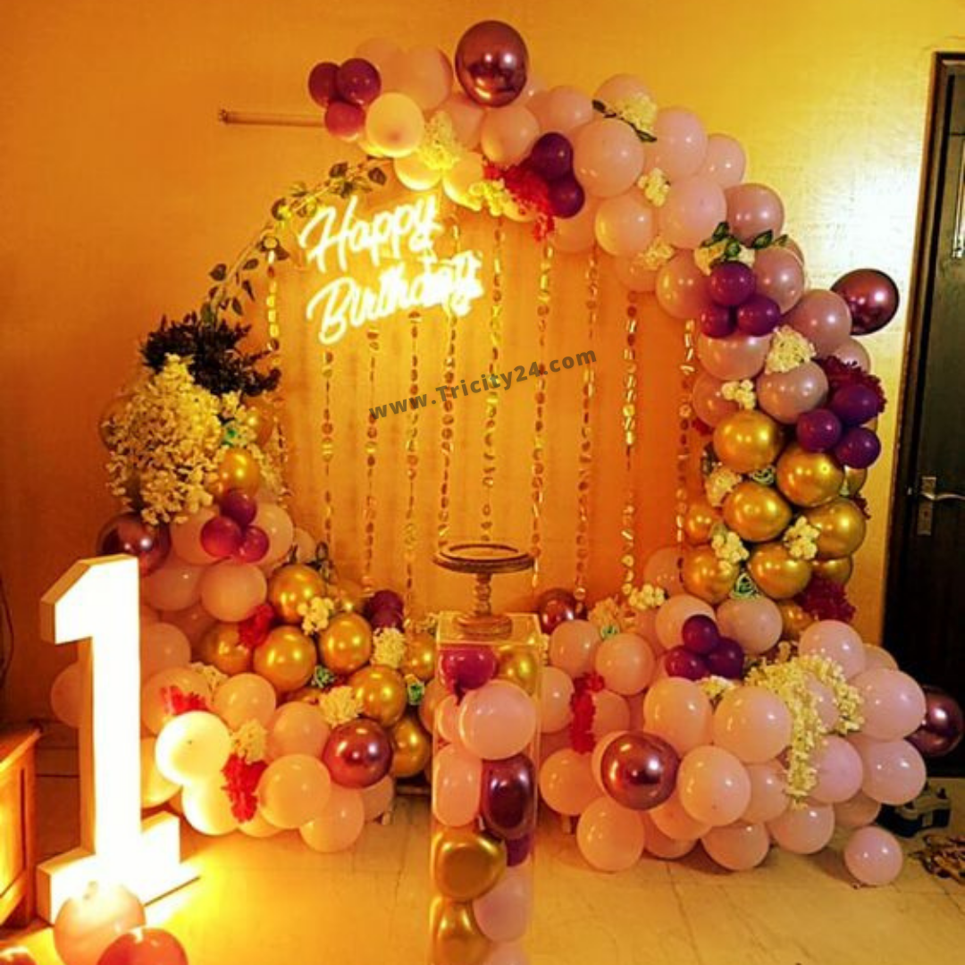 1st Birthday Party Decoration – Tricity 24 - Main Image
