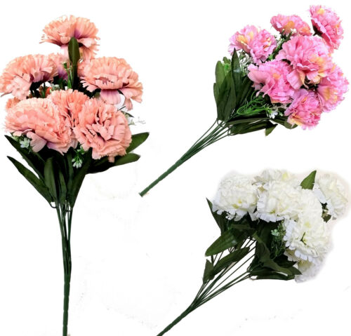 Artificial Silk Flower Carnation Bunch (Rental) R40